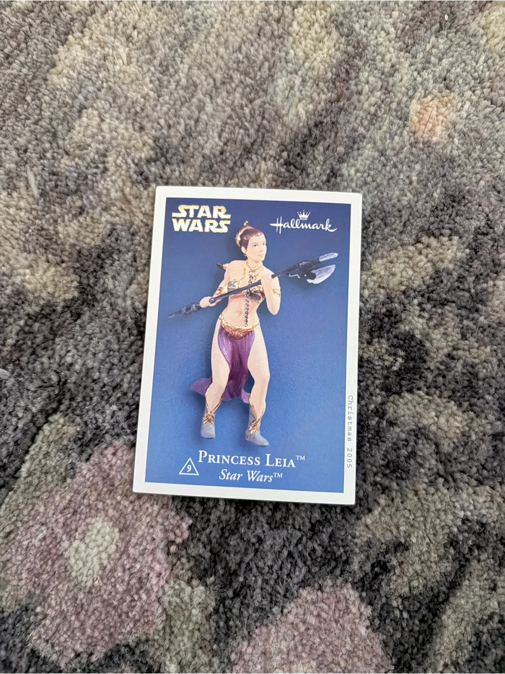 Hallmark Purple Princess Leia Star Wars Kids Costume Card Art